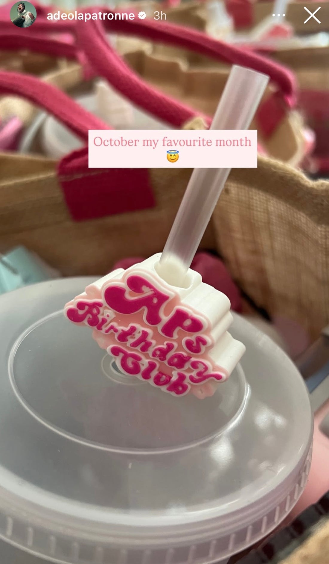 ✨ Ultimate Event Bundle ✨ Personalised Cold Cup + Matching Straw Topper