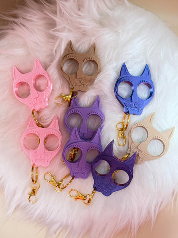 Kitty Safety Keyring for Women