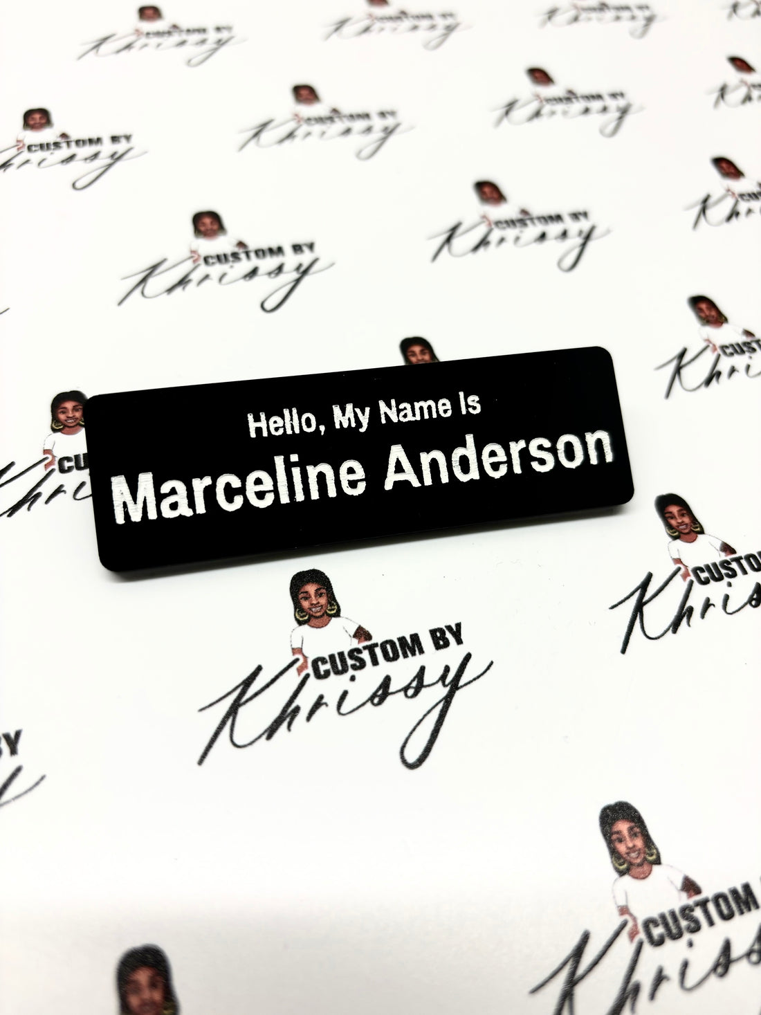 Custom 3D Acrylic Name Badge