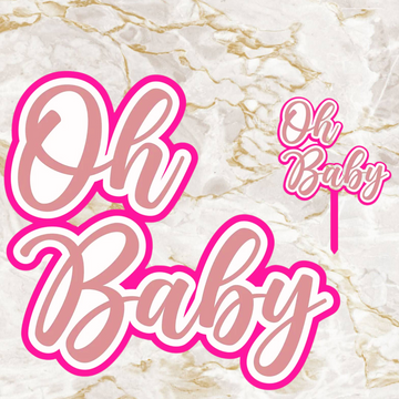 Triple Acrylic Cake Topper