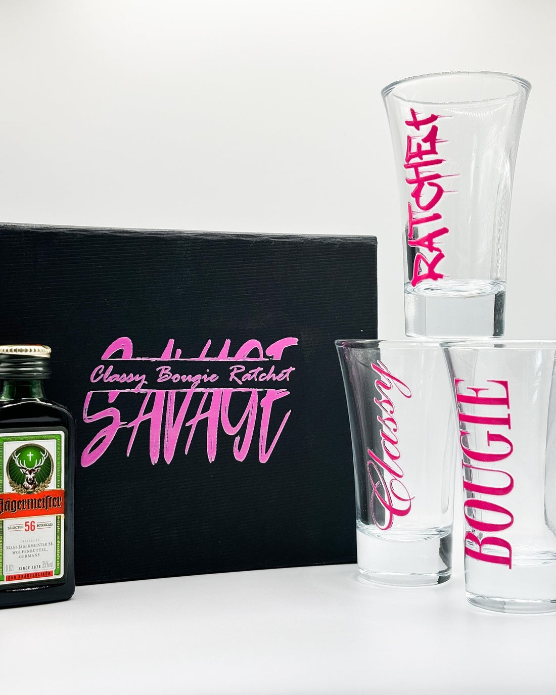Classy Bougie Rachet Shot Glass Gift Set