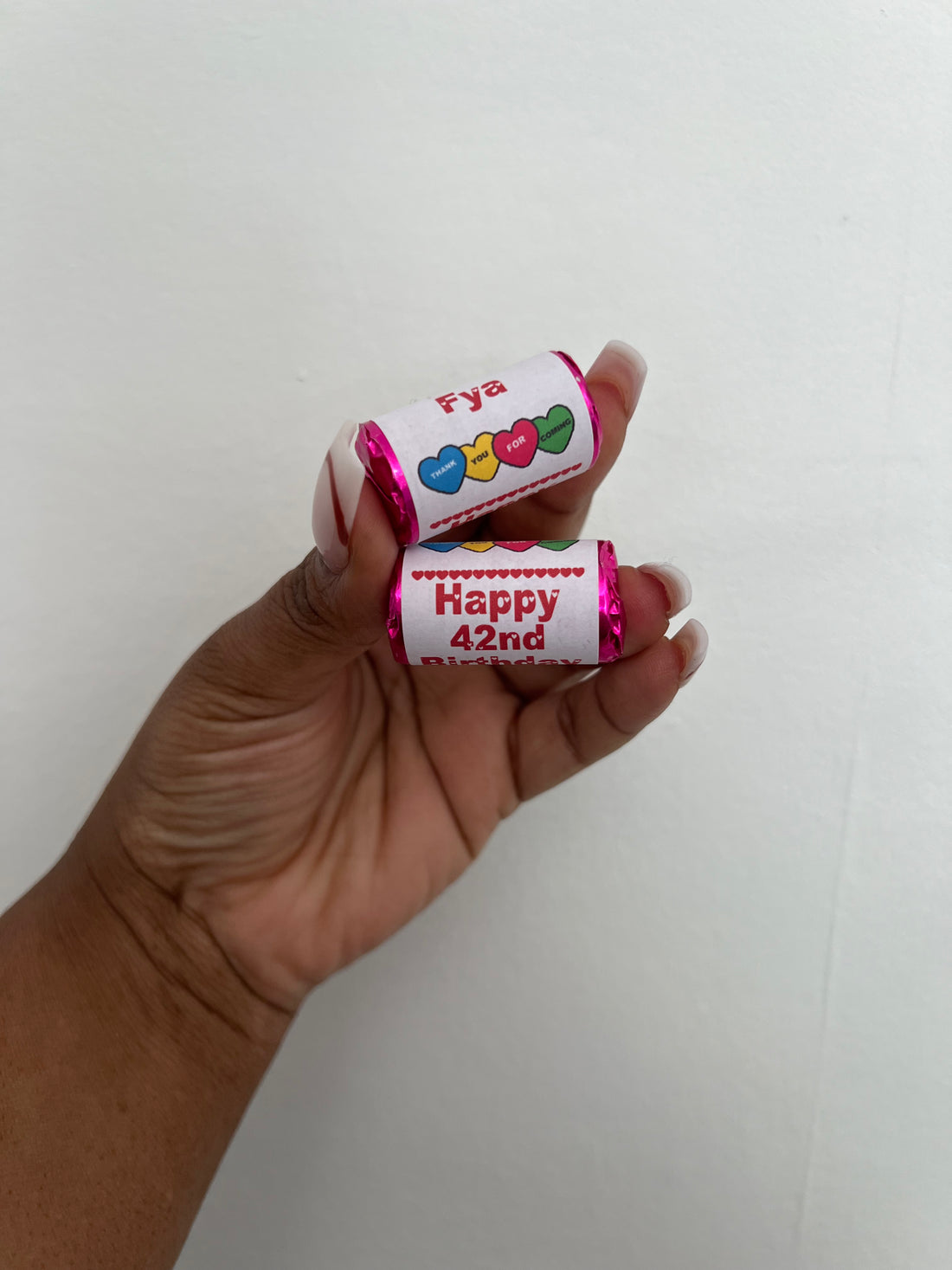 Personalised Mini Love Hearts
