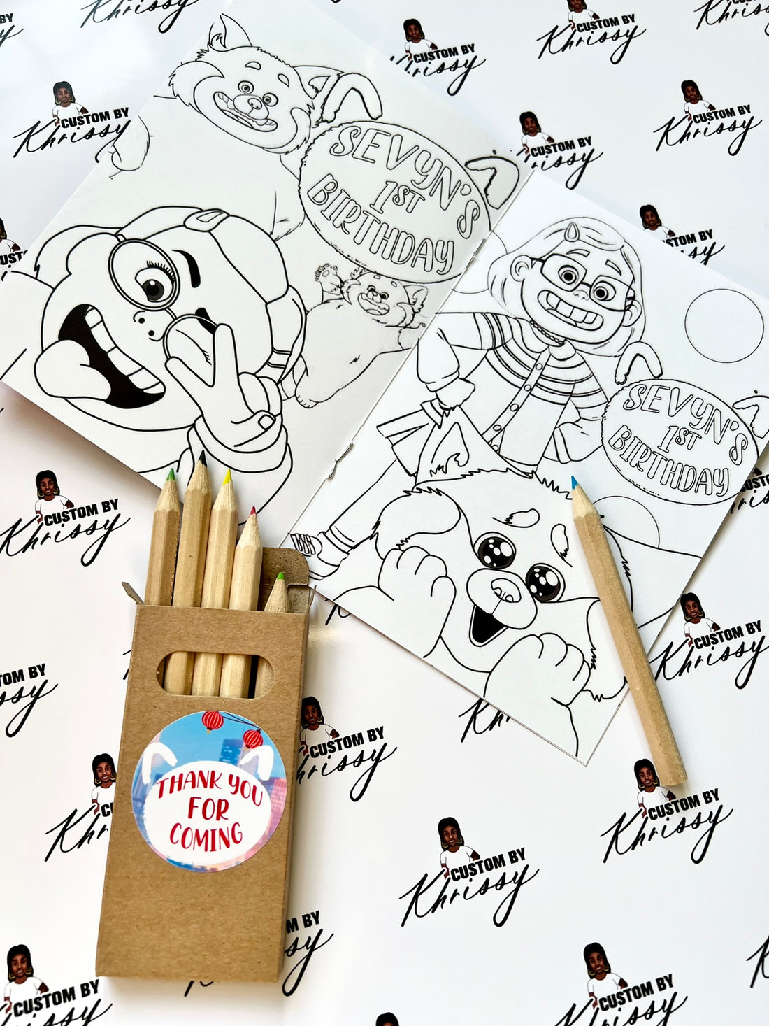 Custom Colouring Book