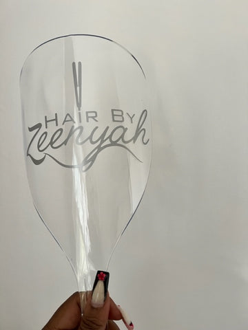 Customised Hairdresser Hair Spray Face Shield