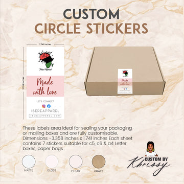 Custom Box Seal Stickers