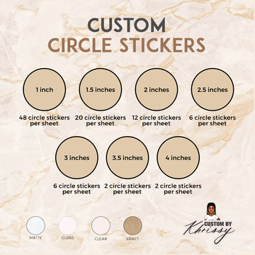 Custom Circle Stickers